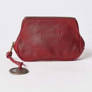 NWOT Wanderers LE MARAIS CARD WALLET Burgundy
